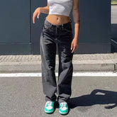 Jean ample baggy street à jambe large en denim